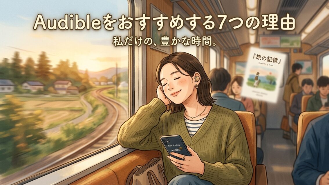 オーディブルをおすすめする理由7選｜1年150冊聴いて分かったこと