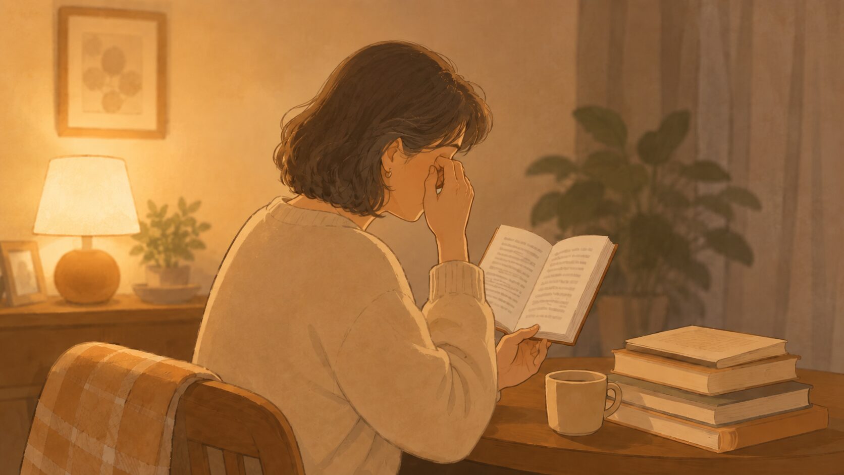 老眼で本が読めない悩み