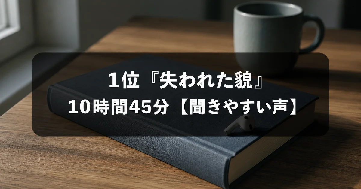 失われた貌は10時間45分で朗読は聞きやすい